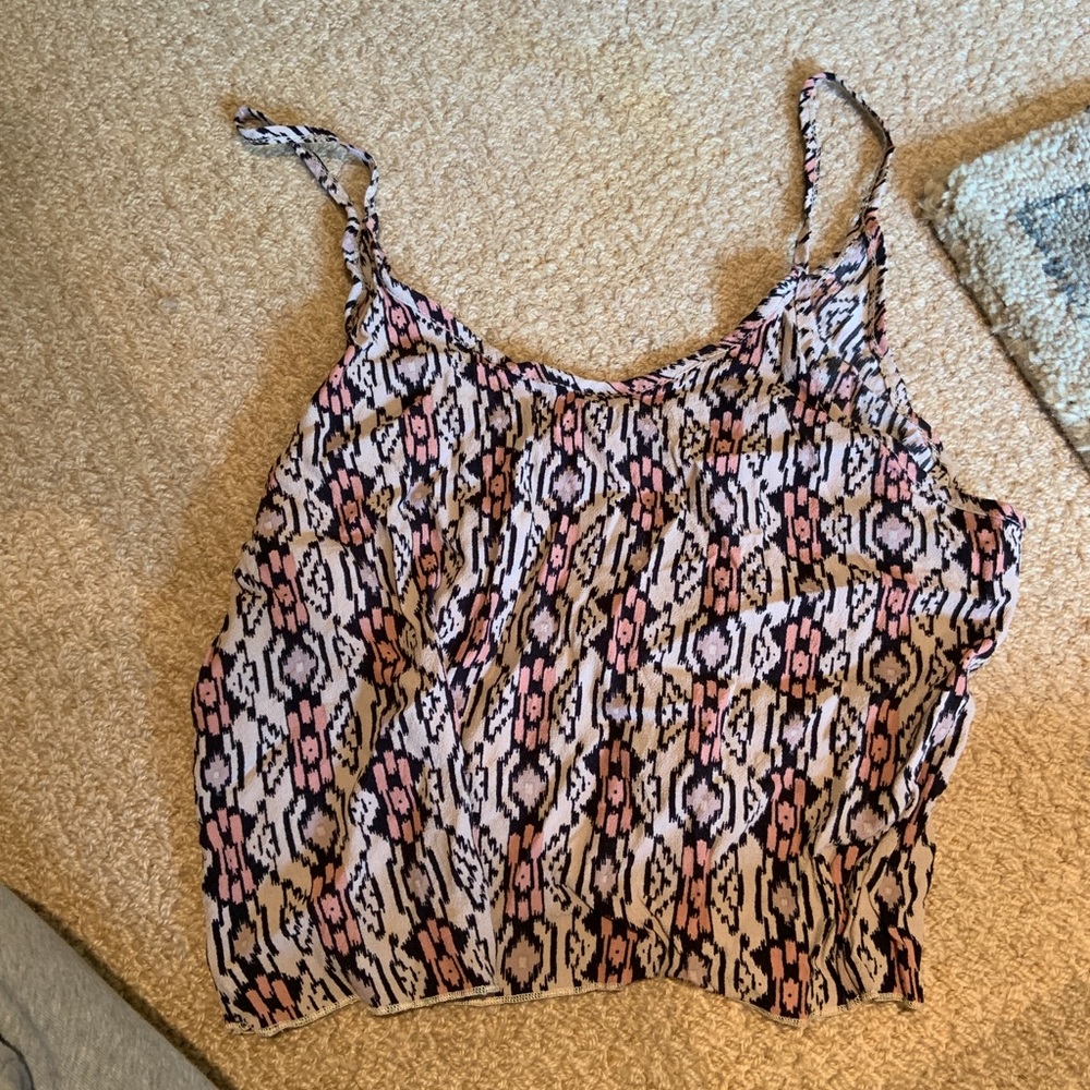 BRANDY patterned tank - airy and light. one size!